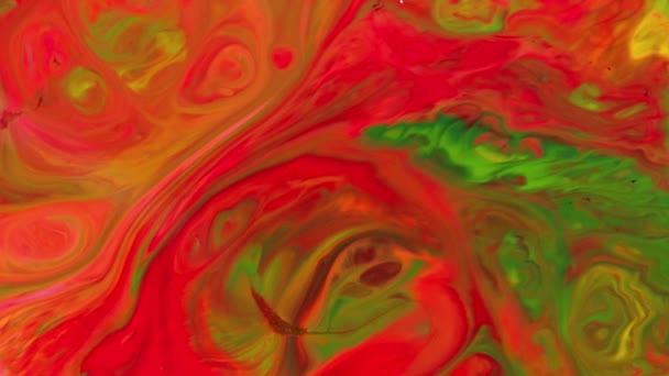 Movimenti Inchiostro Colorati Fluid Art Disegno Video Astratto Texture Acrilica — Video Stock