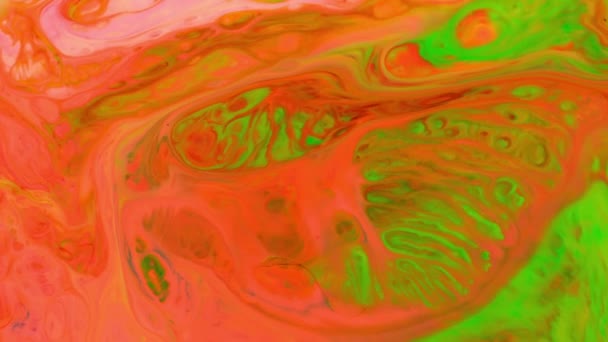 Fondo Efecto Pintura Fluida Textura Acuarela Abstracta Colorida — Vídeos de Stock