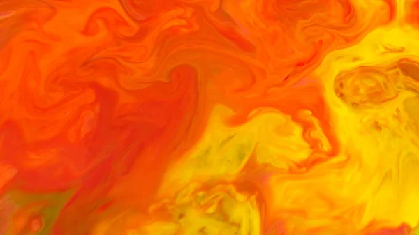 Orange liquid paint gradient. Trendy colorful backdrop. Colorful Fluid Art background