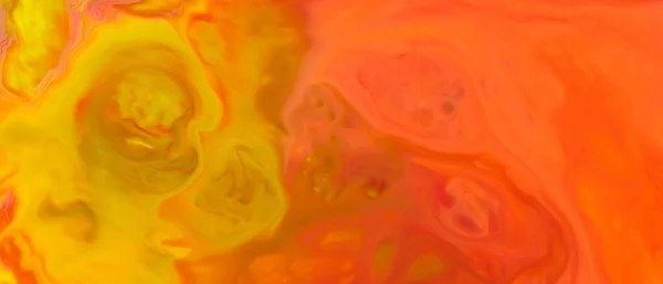 Orange Liquid Paint Gradient Trendy Colorful Backdrop Colorful Fluid Art —  Fotos de Stock