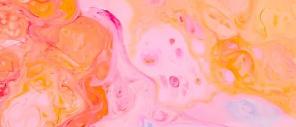 Fondo Colorido Abstracto Fondo Arte Fluido Con Colores Rosa Naranja —  Fotos de Stock