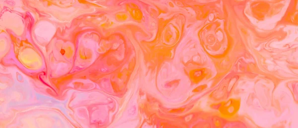 Абстрактний Барвистий Фон Рідкий Художній Фон Рожевими Помаранчевими Кольорами — стокове фото