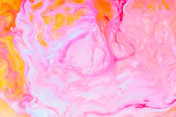 Arte Fluido Fondo Colorido Abstracto Manchas Coloridas Superficie Del Agua —  Fotos de Stock