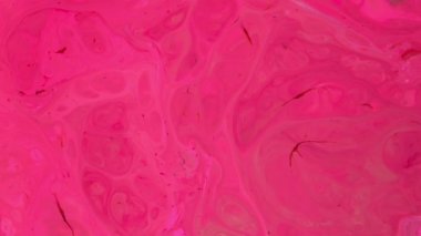 Pembe renkli mürekkep hareketleri. Soyut pembe arka plan görüntüleri. Sıvı boya efekti arka planı