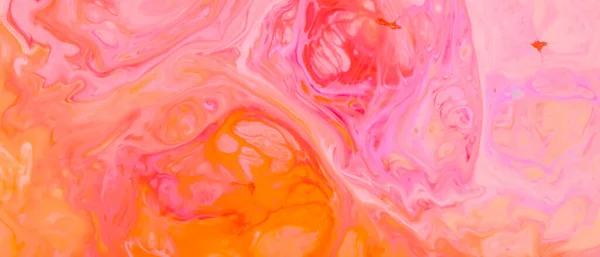 Fundo Colorido Abstrato Fundo Arte Fluida Com Cores Rosa Laranja — Fotografia de Stock