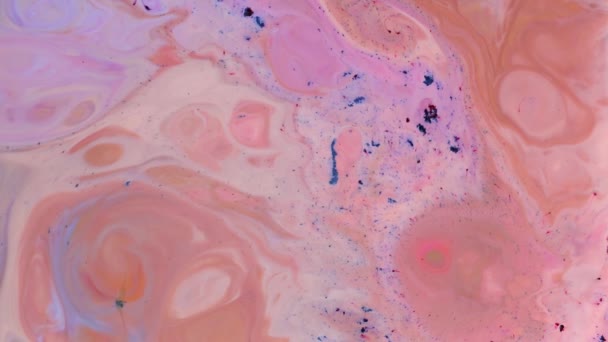 Textures Abstraites Multicolores Mouvement Couleurs Mouvement Art Fluide — Video