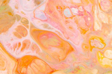 Renkli Soyut Akışkan Sanat Resimleri. Çok Renkli Sıvı Yüzey