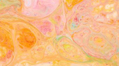 Renkli Benekli ve Sıvı Lekeli Soyut Arkaplan. Moda Renkli Arkaplan