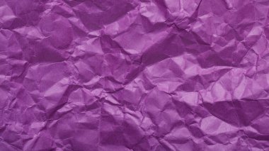 Buruşuk Mor Kağıt 'tan Soyut Arkaplan, Violet Kağıt Yakın plan