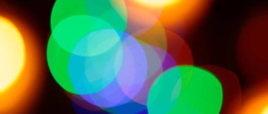 Işıklar Bokeh Arkaplanı Bulanık, Canlı Soyut Bokeh Işıkları