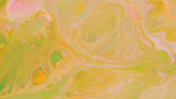 抽象的な多色流体ビデオ 動きの背景 着色された移動液体の質 — ストック動画