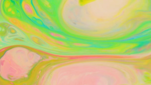流体艺术运动背景 五彩斑斓的流动液体结构 — 图库视频影像