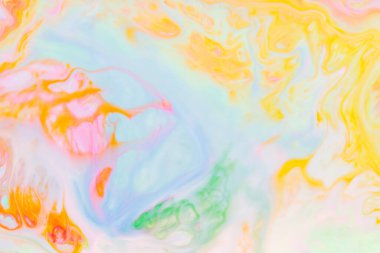 Değişken Sıvı Sanatı Soyut Arkaplanı Girdap Renkli Boyalarla