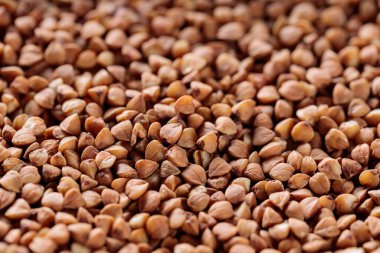 Çiğ Karabuğday Taneleri Macro Atışı