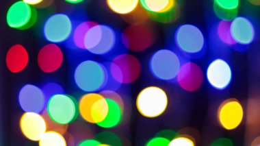 Bulanık Bokeh Renkli Soyut Işıklar Odaklanmamış Arkaplan