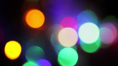 Noel Arkaplanı Parlayan Tinsel Bokeh, Şenlikli Noel Atmosferi