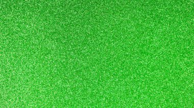 Parıldayan ve Parıldayan Parçacıklarla Soyut Yeşil Arkaplan