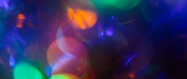 Soyut Renkli Bokeh Işıkları Yeşil, Mavi ve Pembe Çemberlerin karışımı, Yumuşak Şekiller ve Parlak Gradyanlar