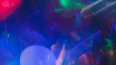 Renkli Bulanık Çemberler ve Bulanık Arkaplan Bulanık Bokeh