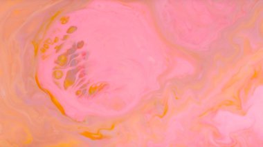 Abstract Fluid Art Background in Pink And Orange Colors clipart