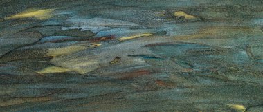 Parlak Parlak Mavi, Yeşil ve Sarı Renkli Soyut Dokulu Arkaplan