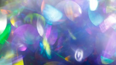 Odaklanmamış Işık ve Akan Holografik Gradyan ile Soyut Gerçeküstü Arkaplan