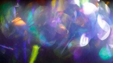 Odaklanmamış Işık ve Akan Holografik Gradyan ile Soyut Gerçeküstü Arkaplan