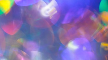 Renkli Gradyan Bokeh Çemberleri ve Sihirli Parlak Arkaplan