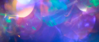 Renkli Gradyan Bokeh Çemberleri ve Sihirli Parlak Arkaplan