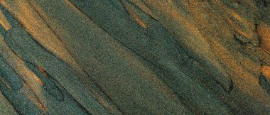 Işıldayan Smears Altın Yeşil Arkaplan, Altın Boya Fırça Vuruşları