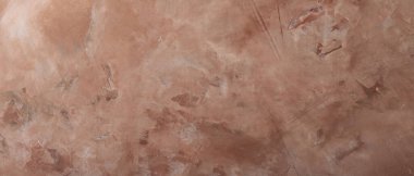 Kahverengi Clay ve Terracotta Stucco Surface with Organic Mottern for Architectural Renovation Dekor