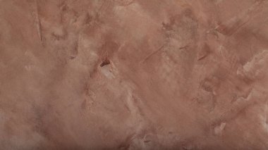 Dekoratif Clay ve Doğal İç Tasarım İçin Alçı Desenli Minimalist Kahverengi Duvar Dokusu