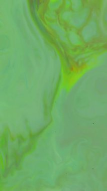 Yeşil Sıvı Sanat Hareketi Soyut Arkaplan Kaotik Boya Hareketi Sıvı Yüzey, Dikey Video