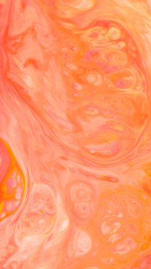 Renkli Yumuşak Gradyan ile Akan Mürekkeple Soyut Sıvı Doku