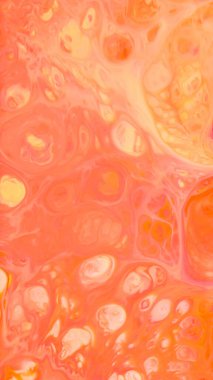 Renkli Yumuşak Gradyan ile Akan Mürekkeple Soyut Sıvı Doku