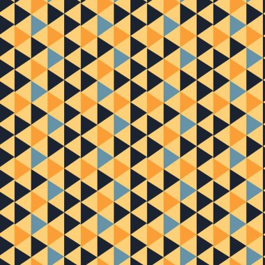 Vektör kusursuz desen. Çarşaflı modern stil dokusu. Geometrik üçgen ızgara tekrarlanıyor. Basit grafik tasarımı. Moda hipster kutsal geometri