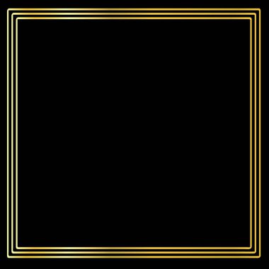  yellow shiny frame vector eps border golden black eps