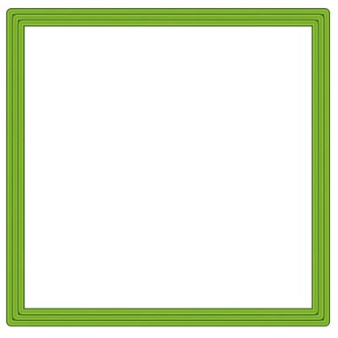 Yeşil kenarlık çerçeve vektörünü yazdır