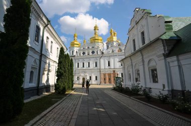 Kiev-Ukrayna 'dan Kiev Pechersk Lavra. 2015 'te çekilmiş.