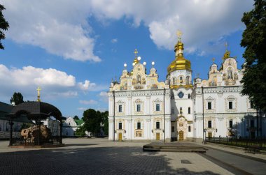 Kiev-Ukrayna 'dan Kiev Pechersk Lavra. 2015 'te çekilmiş.