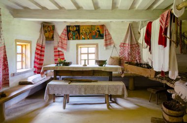 Kiev 'deki Pyrohovo Açık Hava Müzesi - Ukrayna.