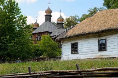 Kiev 'deki Pyrohovo Açık Hava Müzesi - Ukrayna.