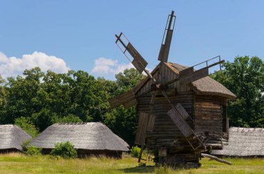 Kiev 'deki Pyrohovo Açık Hava Müzesi - Ukrayna.
