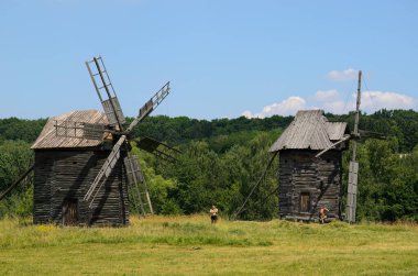 Kiev 'deki Pyrohovo Açık Hava Müzesi - Ukrayna.