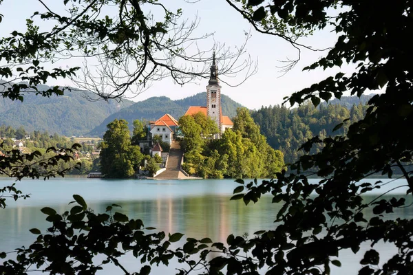 View Lake Bled Slovenia — Stock Photo, Image