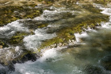 Slovenya 'da Kanlı Vintgar Geçitleri.