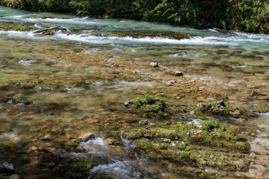 Slovenya 'da Kanlı Vintgar Geçitleri.