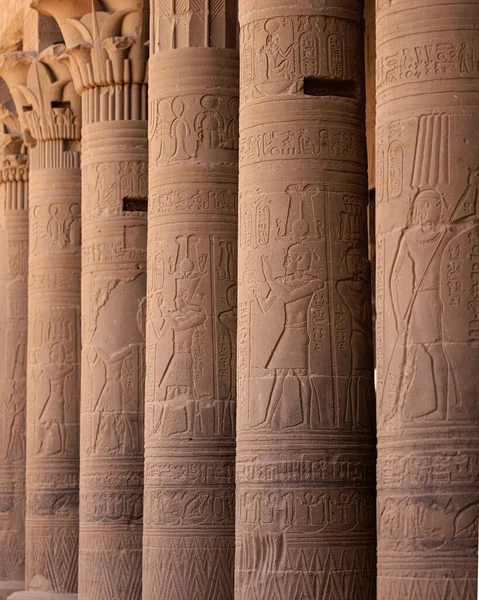Chrám Isis Také Znám Jako Chrám Philae Aswanu Egypt — Stock fotografie