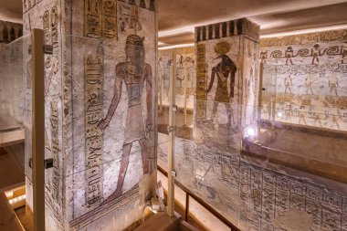 Luxor 'daki Krallar Vadisi - Mısır.