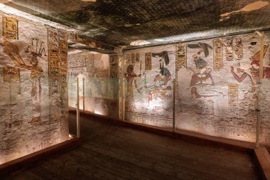 Luxor 'daki Krallar Vadisi - Mısır.